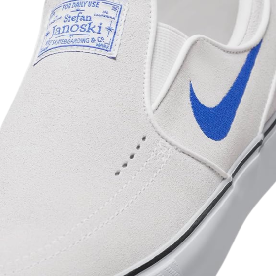 Слипоны Nike SB Janoski+ Slip FN5893-101 (summit white-hyper royal)