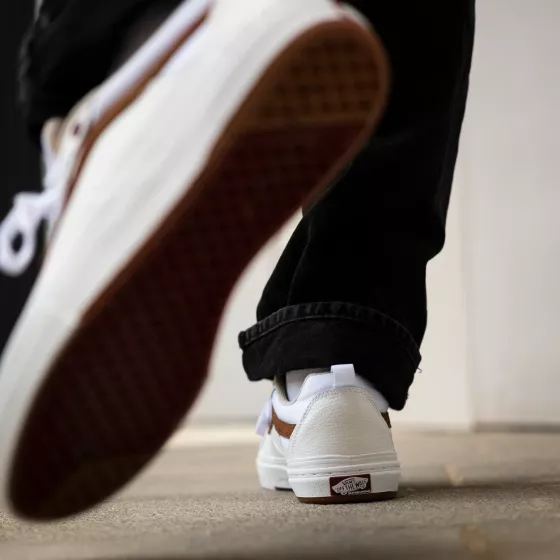 Кеды Vans Kyle Walker VN0A2Z3KYF9 (leather white-red)