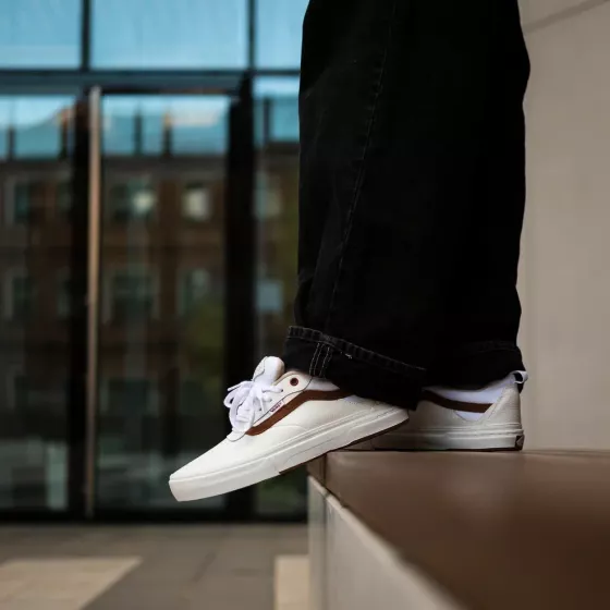 Кеды Vans Kyle Walker VN0A2Z3KYF9 (leather white-red)