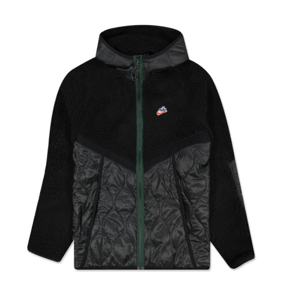 Куртка Nike Heritage Insulated Jacket CU4446-010 (black-pro green)