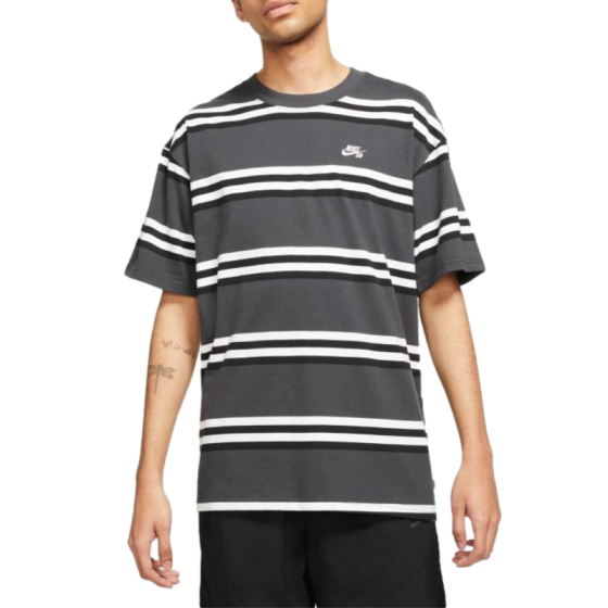 Футболка Nike SB YD Stripe Tee DD1320-070 (dark smoke grey)