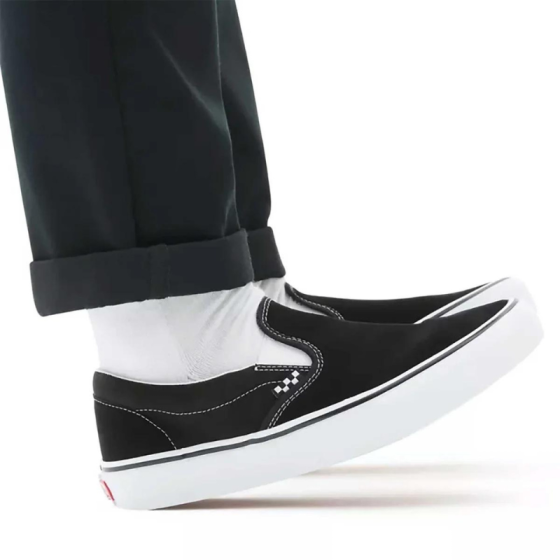 Кеды Vans Skate Slip-On VN0A5FCAY281 (black-white)