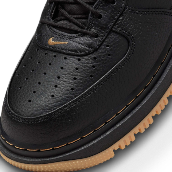 Кроссовки Nike Air Force 1 Luxe DB4109-001 (black-bucktan gum-yellow)