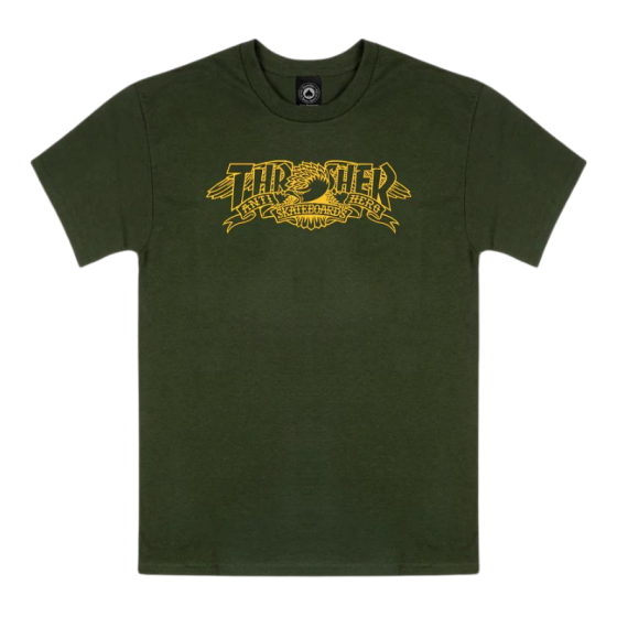Футболка Thrasher Mag Banner 311617fgrn (forest green)