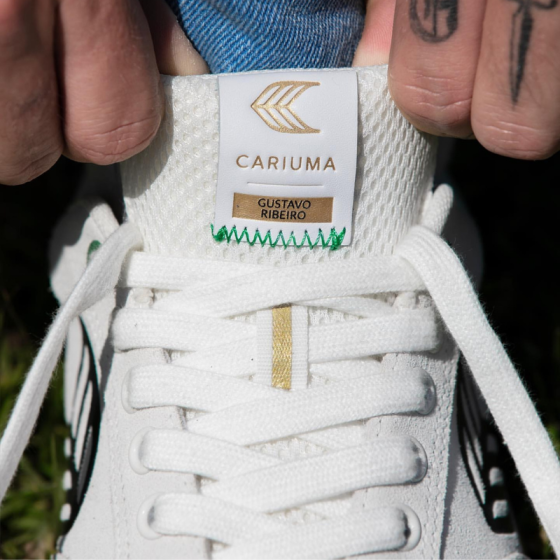 Кеды Cariuma Naioca Pro Gustavo Ribeiro 511802W98 (white-black-gold)