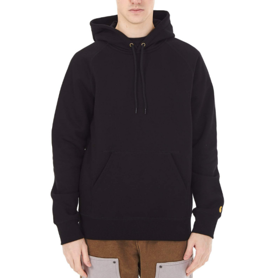 Худи Carhartt WIP Hooded Chase Sweatshirt I026384 (black-gold)