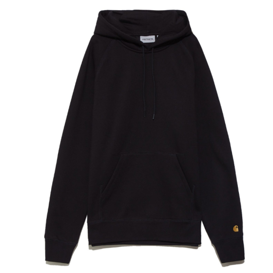Худи Carhartt WIP Hooded Chase Sweatshirt I026384 (black-gold)