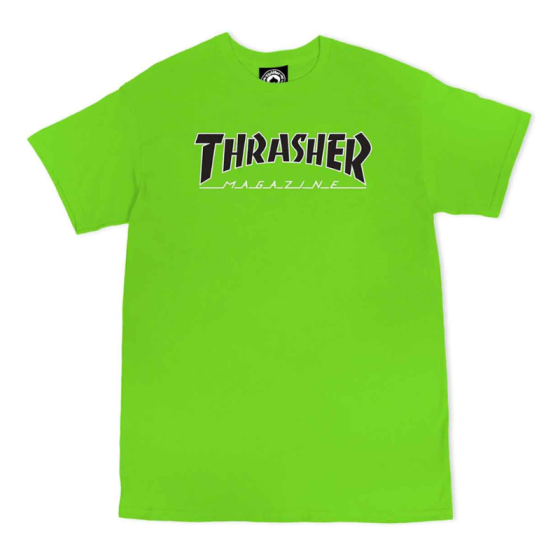 Футболка Thrasher Outline 311172 (lime)