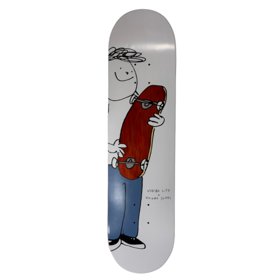 Дека Macbalife Henry Jones Series-Skate MBL-01001 (white)