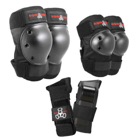 Набор Защиты Детский Triple 8 Saver Series Pads 3-Pack Jr T8-SSP3PJR (black)