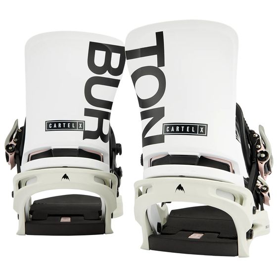 Крепления Burton Cartel X 22230101960 (white-gray-logo)