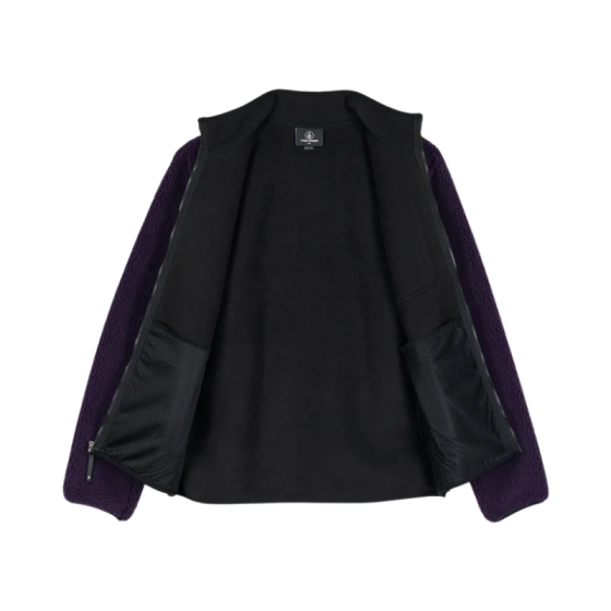 Толстовка Volcom Muzzer Fuzzar Zip A4832306DPLM- (dark purple)