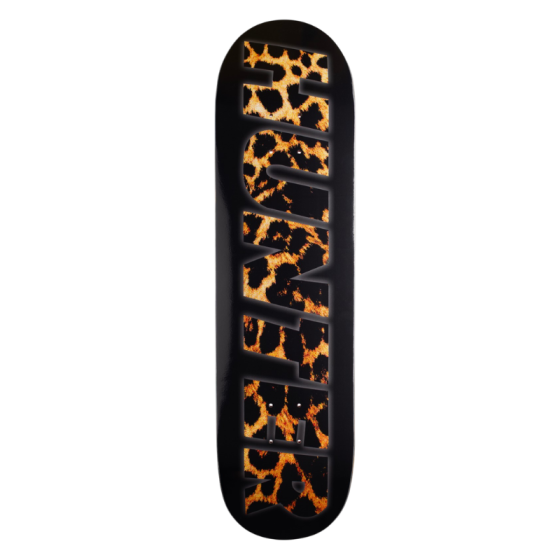 Дека Hunter Skateboards Leopard hun26-leo-blk (black)