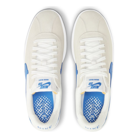 Кеды Nike SB Bruin React CJ1661-100 (summit white-signal blue)