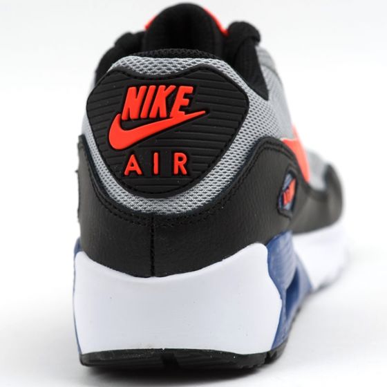 Кроссовки детские Nike Air Max 90 Mesh GS 833418-002 (wolf grey-total crimson)