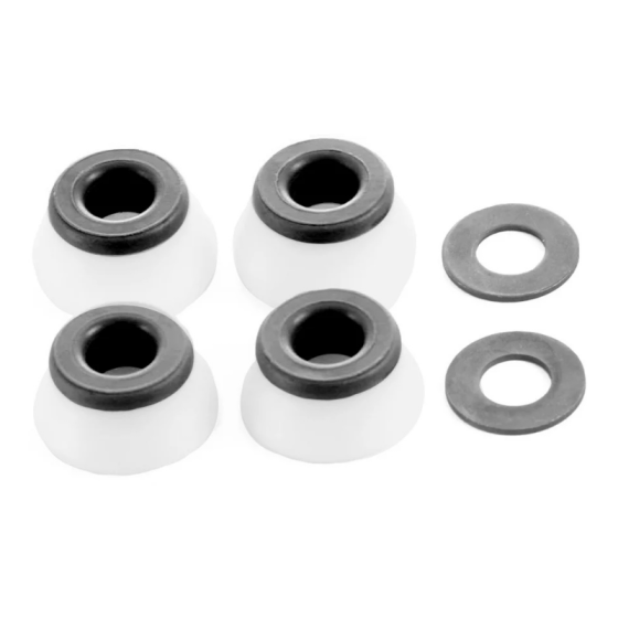 Бушинги Bones Hard Set 96A TCPHB3HDWS (white black)