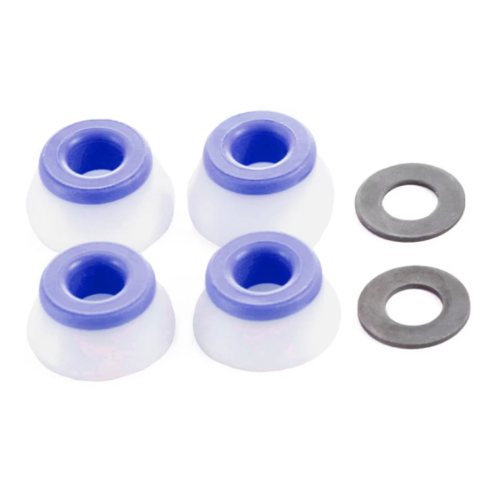 Бушинги Bones Soft Set 81A TCPHB3SOWS (white blue)