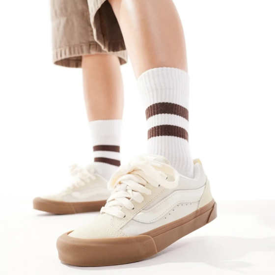Кеды Vans Knu Skool VN0009QCDBS (marshmallow-light gum)