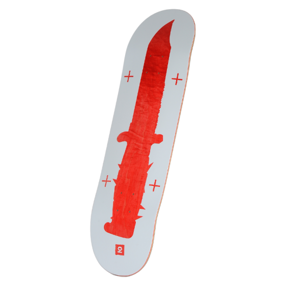 Дека Юнион Скейтборды Knife un25-knife-deck (white)