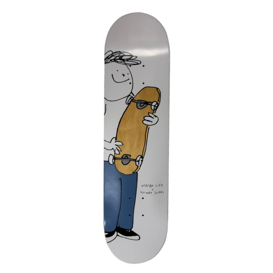Дека Macbalife Henry Jones Series-Skate MBL-01001 (white)