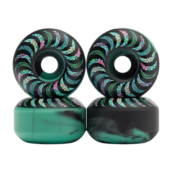 Колеса Spitfire F4 99 Team Floral Classic sf26-floblk53 (teal-black swirl)