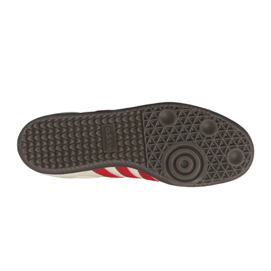 Кроссовки adidas Originals Samba OG IH6815 (off white-better scarlet-gum)