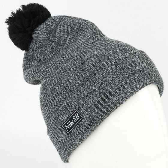 Шапка Nike SB 2in1 Pom Knit Hat 806092-010 (black)