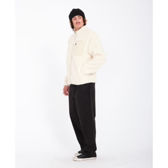 Толстовка Volcom Muzzer Fuzzar Zip A4832306DWH (dirty white)