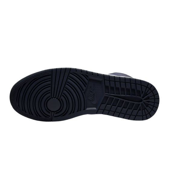Кроссовки Jordan Air Jordan 1 Mid 554724-445 (obsidian-obsidian)