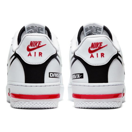 Nike air force 1 white red tick hot sale