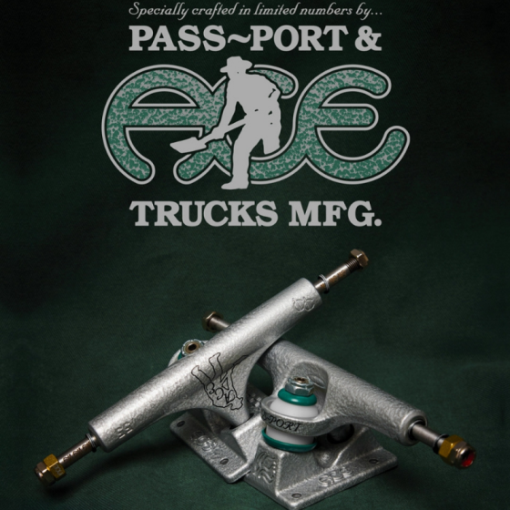 Подвески Для Скейтборда Ace Trucks X Passport Af1 Limited Hollow ATALPPJ55 (polished)
