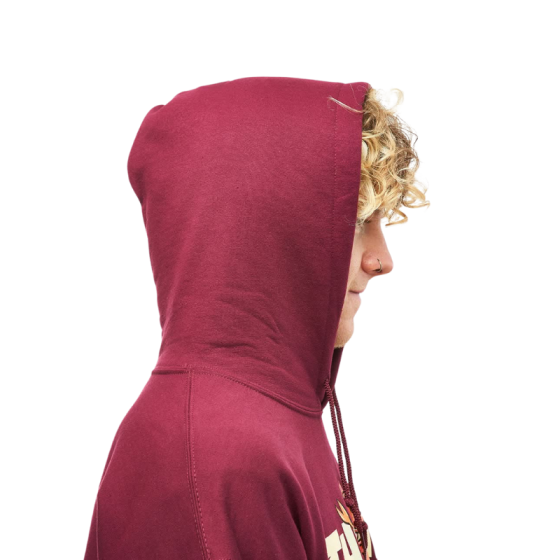 Худи Thrasher X Toy Machine Vortex 315045 (maroon)