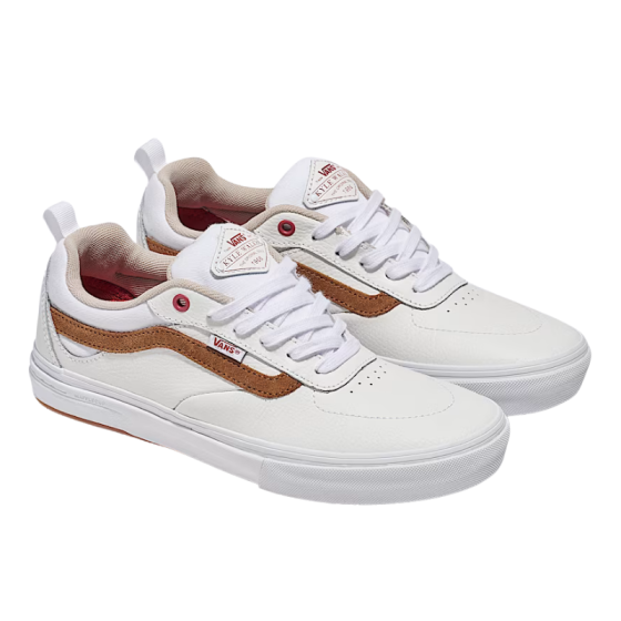Кеды Vans Kyle Walker VN0A2Z3KYF9 (leather white-red)