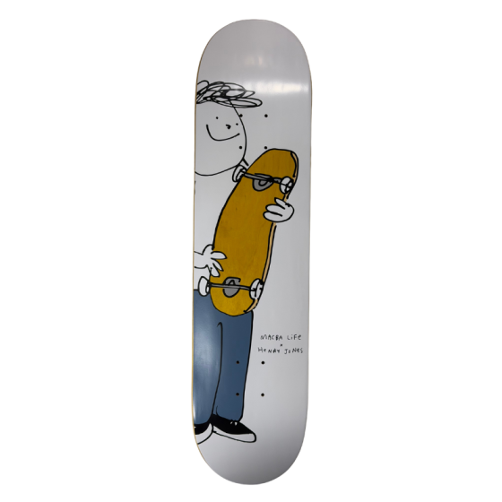 Дека Macbalife Henry Jones Series-Skate MBL-01001 (white)