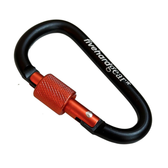 Карабин Five Hardware Carabiner fh26-carblkorg (black-orange)