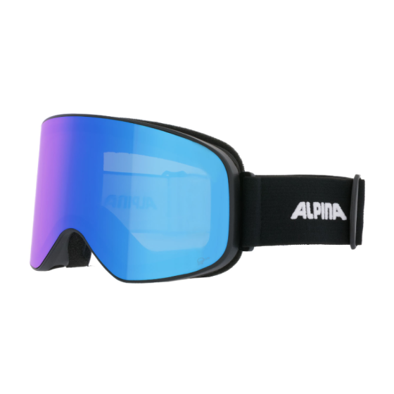 Маска Горнолыжная Alpina Slope Q-Lite A7293831 (black matt/q-lite blue s2)