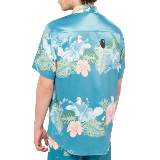 Рубашка Ripndip Pablo Button Up RND10061 (misty blue)