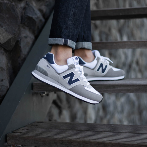 Кроссовки New Balance 574 ML574EAG (grey-white)