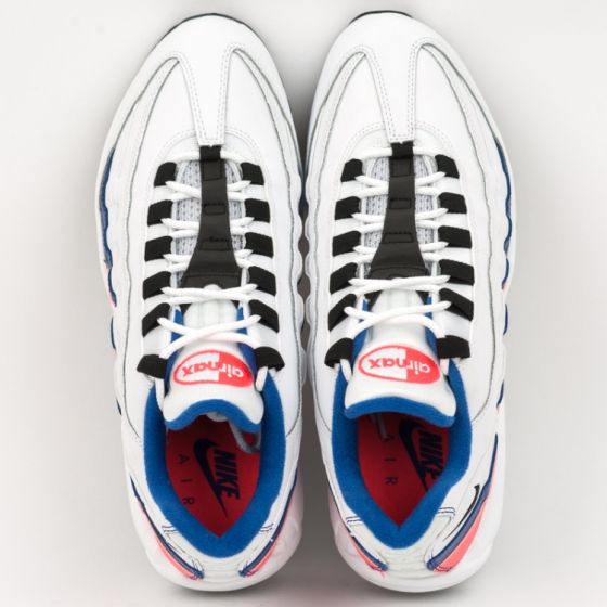 Кроссовки Nike Air Max 95 Essential 749766-106 (white-black-solar red)