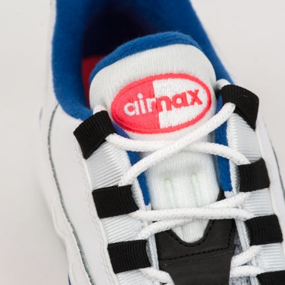 Кроссовки Nike Air Max 95 Essential 749766-106 (white-black-solar red)