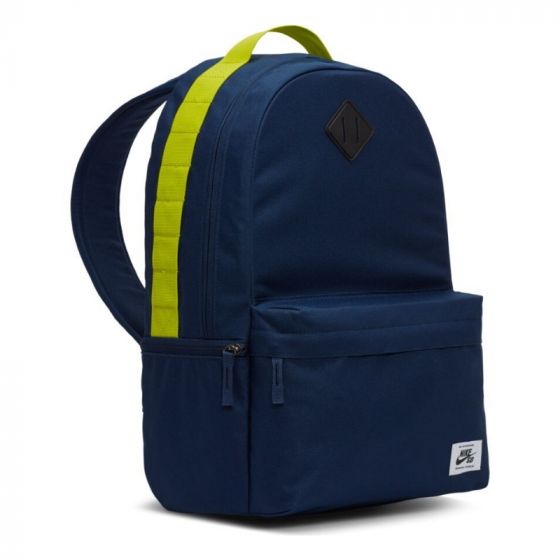 Nike SB Icon Backpack BA5727 411 midnight navy bright cactus