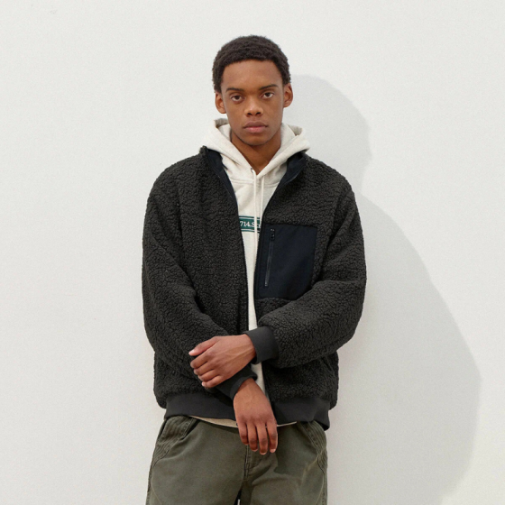 Куртка 714Street Reversible Bomber Jacket 521641blkbrw (black-brown)
