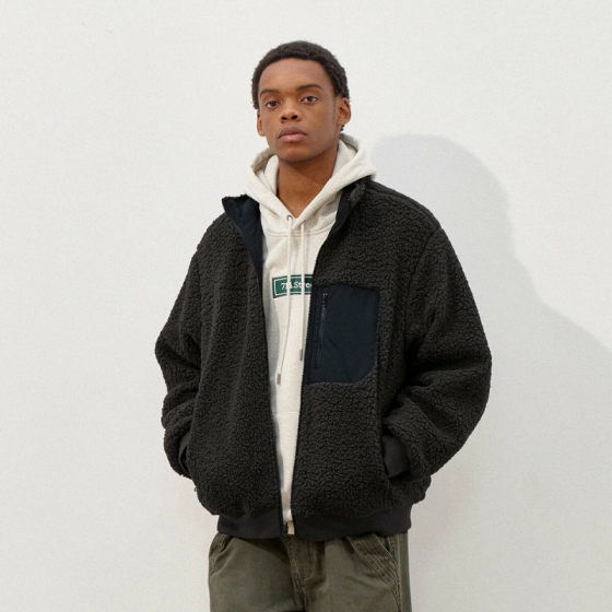 Куртка 714Street Reversible Bomber Jacket 521641blkbrw (black-brown)