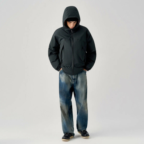 Куртка 714Street Reversible Hooded Jacket 421678blkpur (black-purple)
