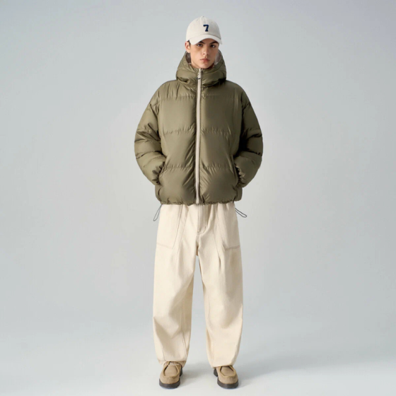 Куртка 714Street Reversible Hooded Jacket 421678beibrw (beige-brown)