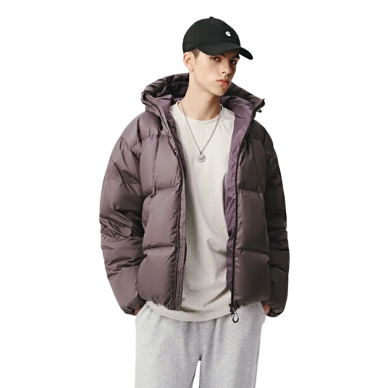 Пуховик 714Street Hooded Down Jacket 421777purp (purple)