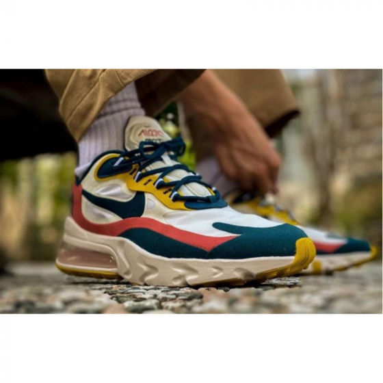 Кроссовки Nike Air Max 270 React CT1264-103 (summit white-midnight turquoise)