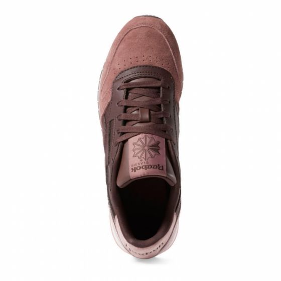 Кроссовки Женские Reebok Classic Leather CN7008 (color block-lush earth)