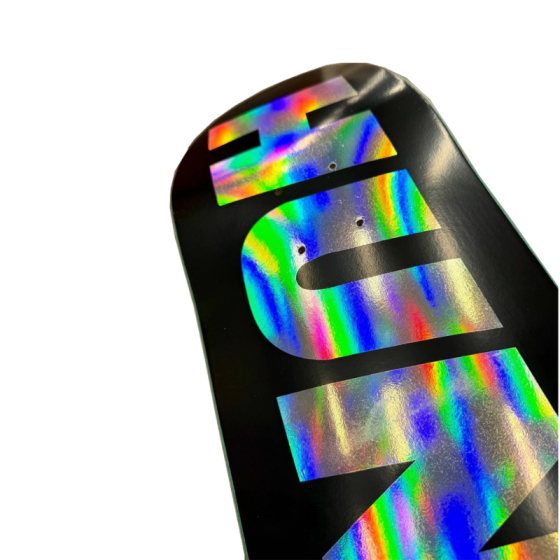 Дека Hunter Skateboards Chrome hun26-chr-blk (black-chrome)