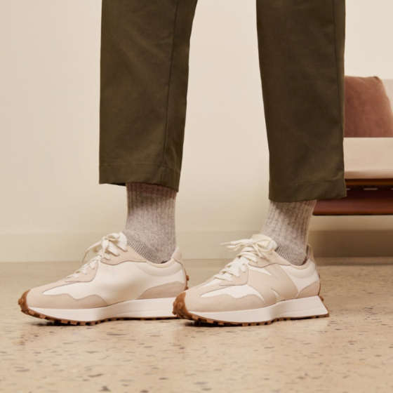 Кроссовки Женские New Balance 327 WS327NKD (linen-sea salt)